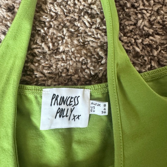 Princess Polly Lime Green Crop Top - Picture 4 of 4